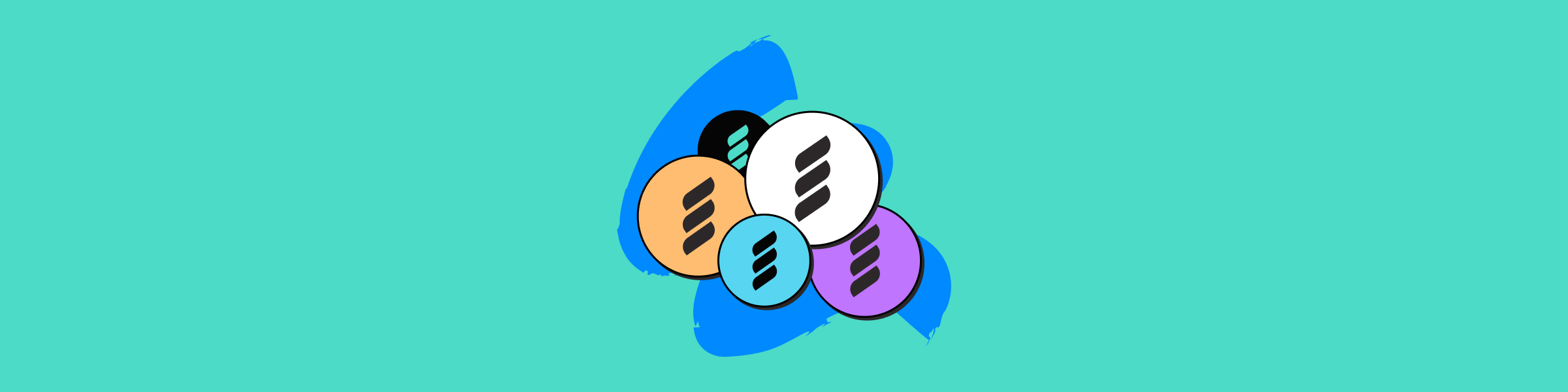 Multiple FastSpring logos in different colors