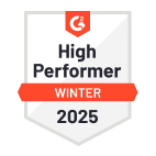 Winter 2025 G2 High Performer Award